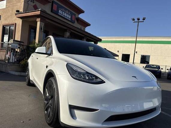 TESLA MODEL Y 2021 5YJYGDEE1MF219194 image
